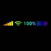 Wi-Fi Уровень заряда батареи Наклейки Виниловые наклейки на машину Наклейки на заднее стекло автомобиля Кузов Авто Забавная наклейка Светоотражающие наклейки