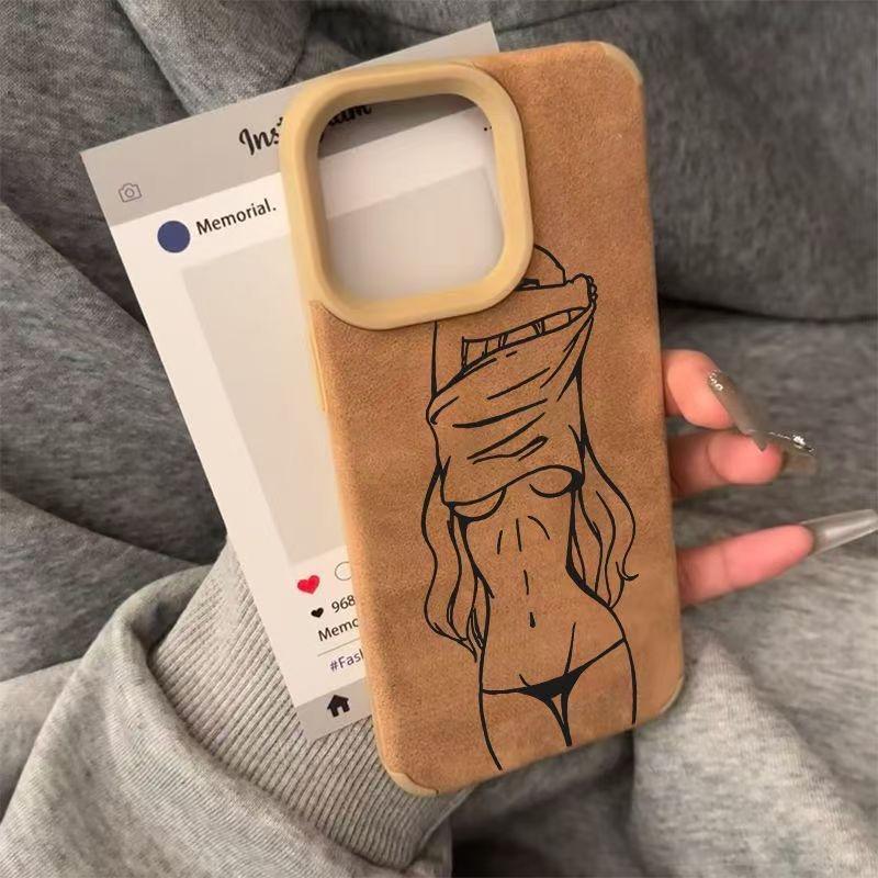fashionable flowers matte shockproof phone case for iphone 17 pro max 16 plus 15 14 13 11 silicone cover for iphone 12 xr bumper