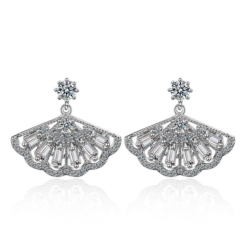 Aros Mujer Oreja ювелирные изделия из розового золота 18 карат, оригинальные серьги с бриллиантами для женщин, тонкие треугольные розовые золотые драгоценные камни Orecchini с бриллиантами