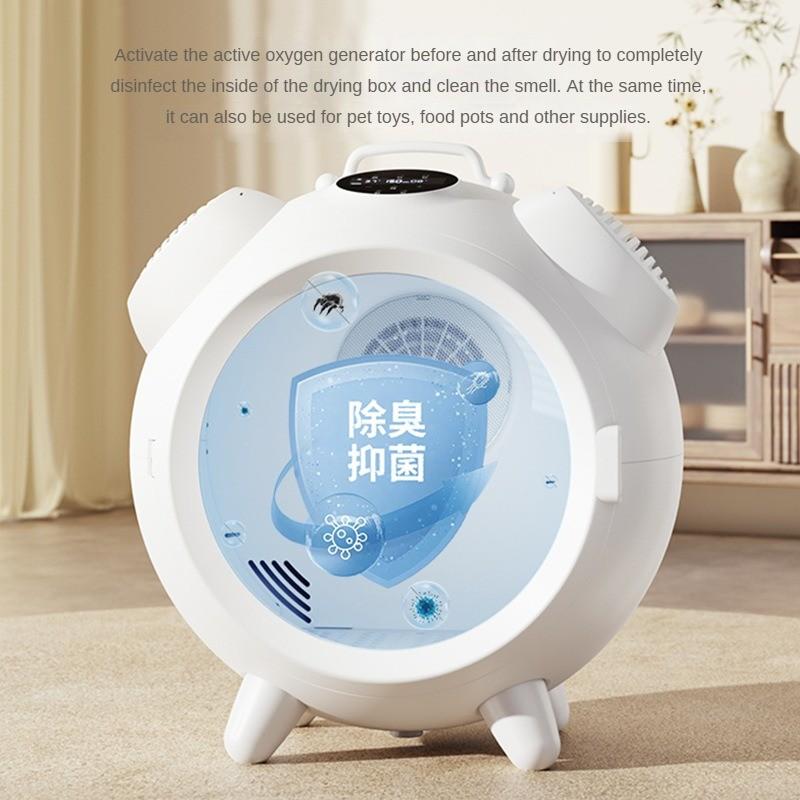 1000 Вт Бытовая сушилка для питомцев Большая вместимость Интеллектуальная сушилка для кошек и собак Зоомагазин Бесшумная Постоянная температура Фен
