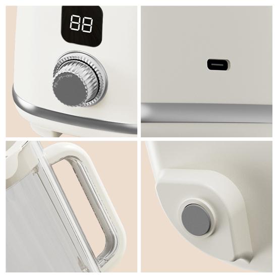 Electric Portable Juicer Fast/Slow Dual-speed Juicer 600ML Multifunctional Juicer Ice Crusher Smoothie Blender Home Kitchen Tool