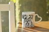 Schnauzer - cup with a dog, adorable cup with a heart-shaped handle, universal gift from the Art-Dog brand