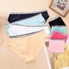 Cotton Panties for Women Cotton Briefs Solid Color Female Underwear Girls Underpants Skin-friendly Cotton Panties