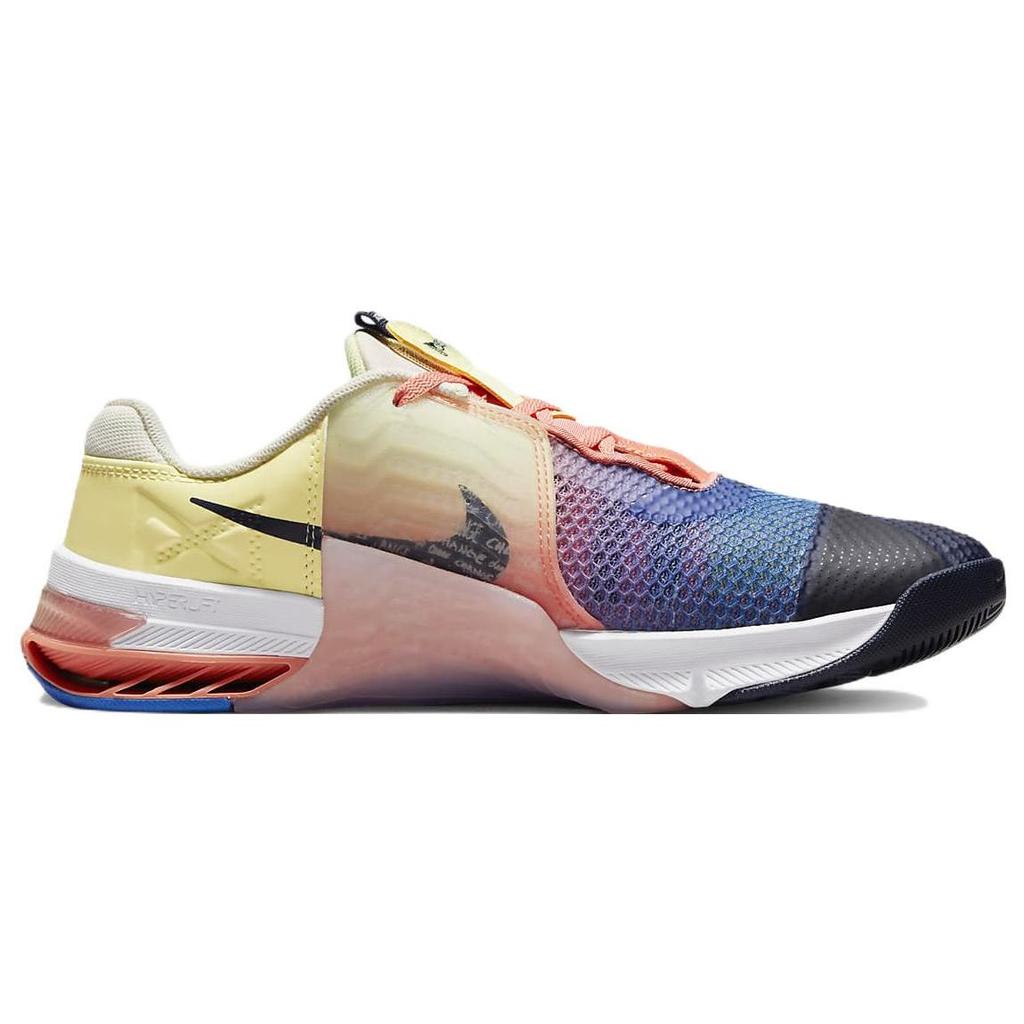 Nike Кроссовки унисекс Metcon 7 AMP Multi-Color Crimson-Bliss Citron-Tint White DM0259-900