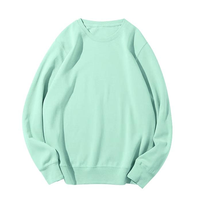 Плюс Размер Женская мода Новая свободная спортивная толстовка с длинными рукавами и круглым вырезом