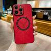 Защитный чехол из оленьей кожи для iPhone 16 Pro Max Magnet MagSafe Soft TPU противоударный чехол для iPhone 15 PLus 14 13 12 11 XR