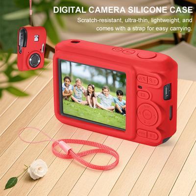Для цифровой камеры KODAK PIXPRO FZ45 Чехол со шнурком Легкий чехол для камеры Однотонный Чехол для защиты камеры для путешествий на открытом воздухе