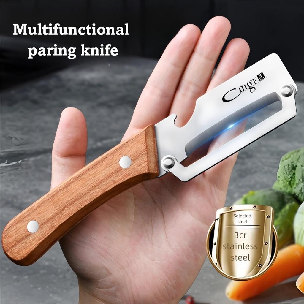 3pcs Professional Kitchen Peeler Set Durable Stainless Steel Slicer Bottle Opener for Fruits and Vegetables Kitchen Tools7