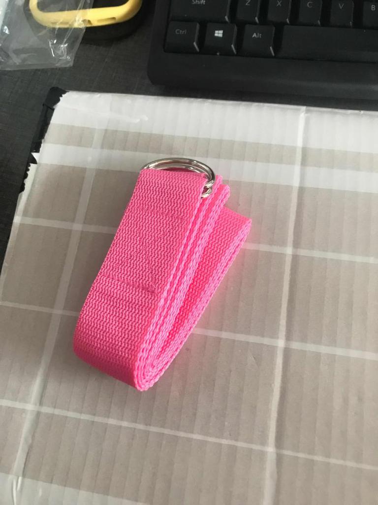 Спортивные ремни для йоги, прочные хлопковые ремни для упражнений, регулируемая D-образная пряжка, эластичный пояс для йоги, пилатеса, сопротивление, фитнес-браслет