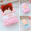 Doll Bed for La Bubu(NO Doll) 10cm Cotton Doll Sleeping Bag Lace Bedding Blanket Pillow Set 17cm Doll Accessories