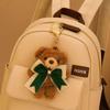 Soft Little Bear Keychain Fluffy Bear Bag Pendant Bowknot Bear Plush Toy  Birthday Parties