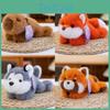Husky Capybara Sloth Fox Raccoon Animal Plush Toy Doll Kids Room Decoration Gift