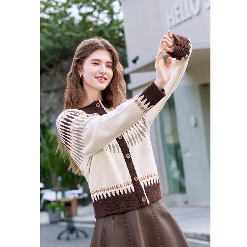 Женский жаккардовый трикотажный топ Betu в стиле Fair Isle