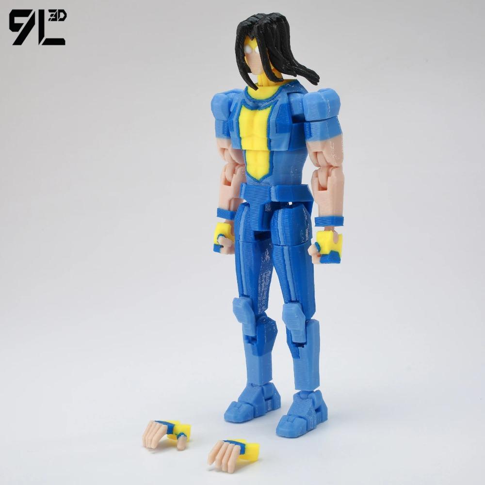 9L3D Dummy13 Lucky13 Conquest Фигурка Действия Invin-cible Модель Полностью Подвижная Игрушка Многосуставчатый Подвижный Робот 3D Печатный Декор