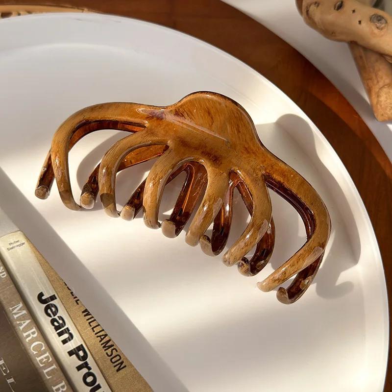 Большие заколки для волос для женщин и девочек, заколки-когти, женские модные заколки для волос, зажимы-крабы, аксессуары для волос, заколки, шпильки, головные уборы