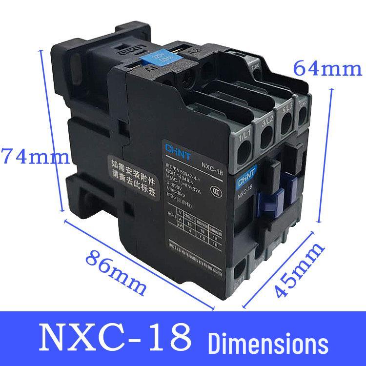 Kunlun Upgraded Single Phase AC Contactor NXC-18/25/32 220V