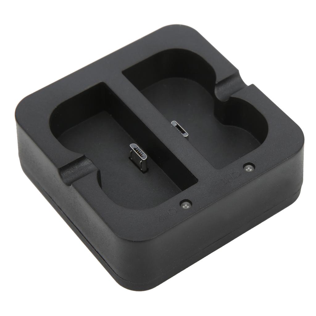 Двойное зарядное устройство для видеодомофона Пластиковое зарядное устройство для аккумуляторов дверного звонка с 2 портами зарядки