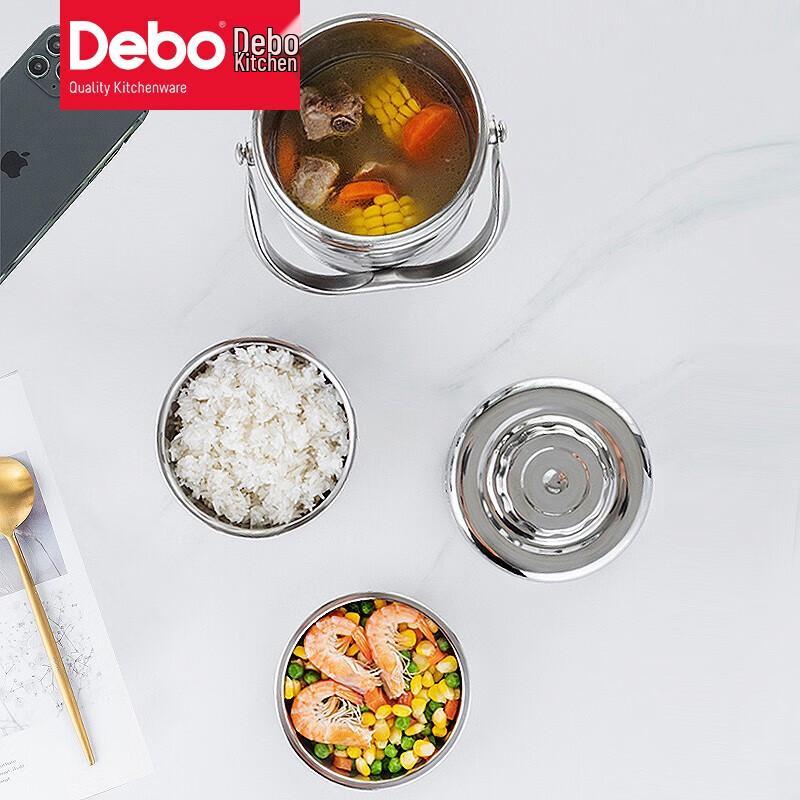 Debo DEP-258 Cook Stainless Steel Insulated Lunch Box
