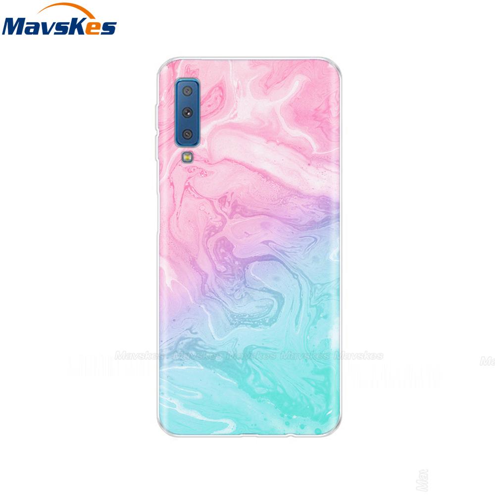 Силиконовый Чехол Для Samsung Galaxy A7 2018 Чехол A750 A750F Чехол 6.0' ТПУ Чехол для Телефона Для Samsung A 7 2018 750 750F Fundas Coque