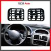 For Clio 2 for Thalia 1 Air Vent Intake Grille Center Console Air Vent Left Right Set Black 7702258375 7702258279 7701057729