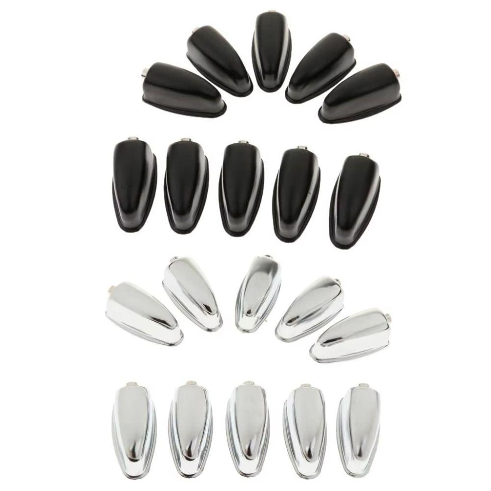 Silver/Black Drum Lugs Iron Material Snare Drum Lugs Drum Claw Hooks Musical Instruments