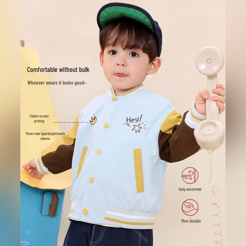 LUSONBABY Ретро Бейсбольная Куртка для Мальчика