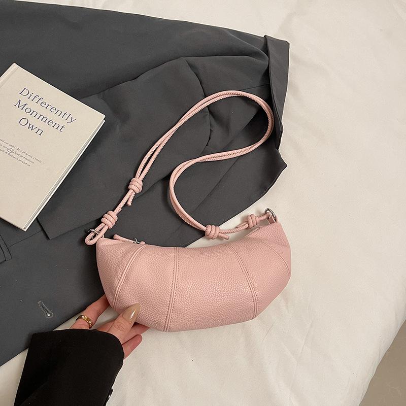 Французская нишевая сумка женская 2025 новая высококлассная на плечо сумка-мессенджер популярная весенне-летняя универсальная сумка-пельмень круассан