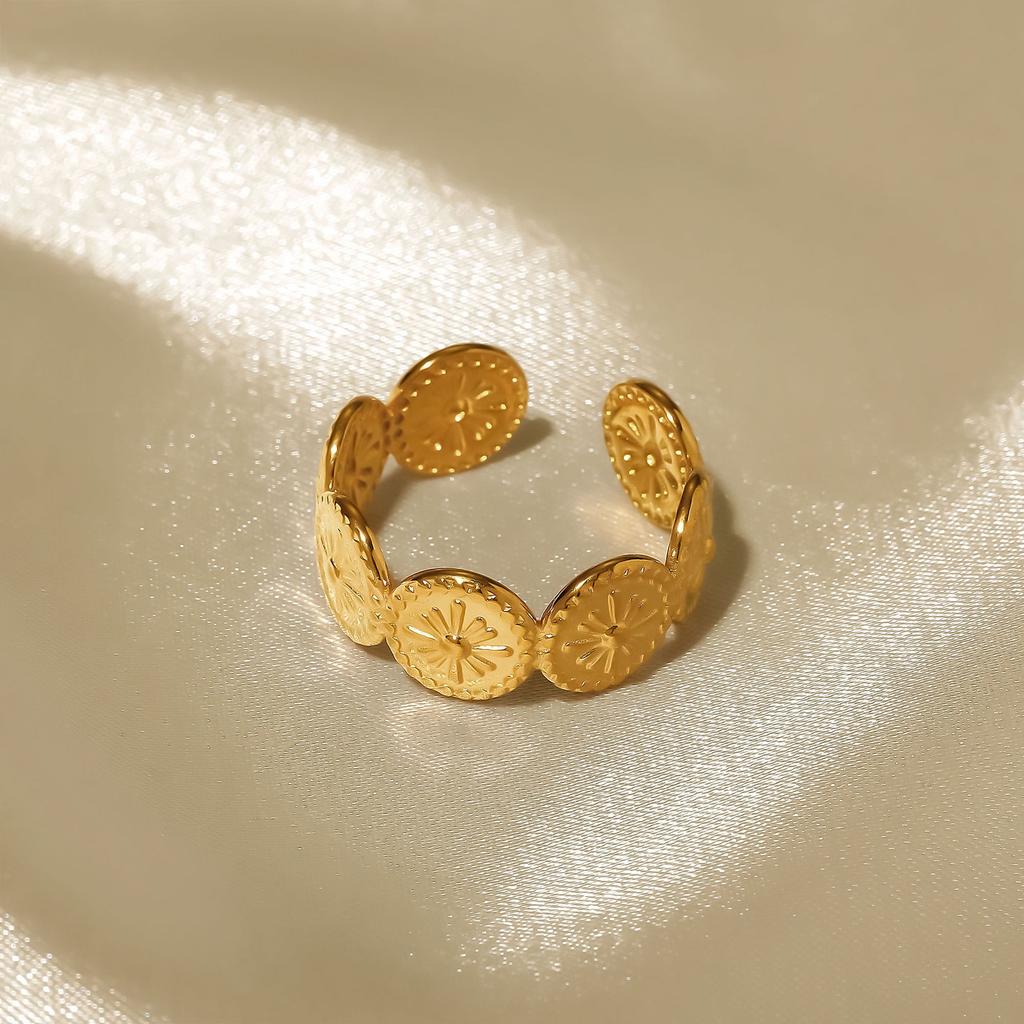 Модное женское кольцо из 1 части Женское кольцо Металлическое кольцо Глянцевое кольцо Металлическое кольцо Праздничный подарок