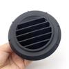 75 мм круглый автомобильный обогреватель, воздуховод, теплое вентиляционное отверстие, вращающийся на 360 градусов, черный для автомобиля, автобуса, RV, ATV, Webasto, грузовика, автозапчасти