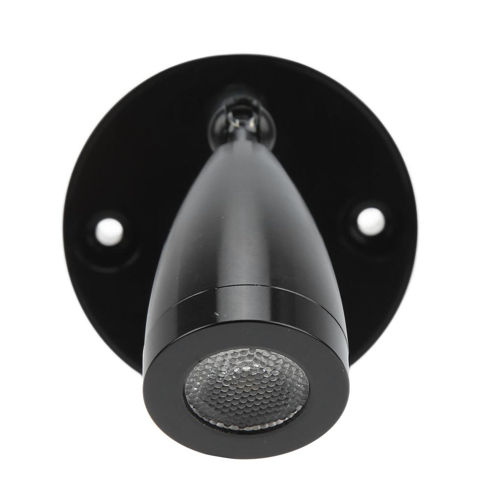 LED RV Reading Light Touch Dimmer 3 Lighting Color with USB Charging Port 12‑24V 3W for Camping Trailers Yachts Black