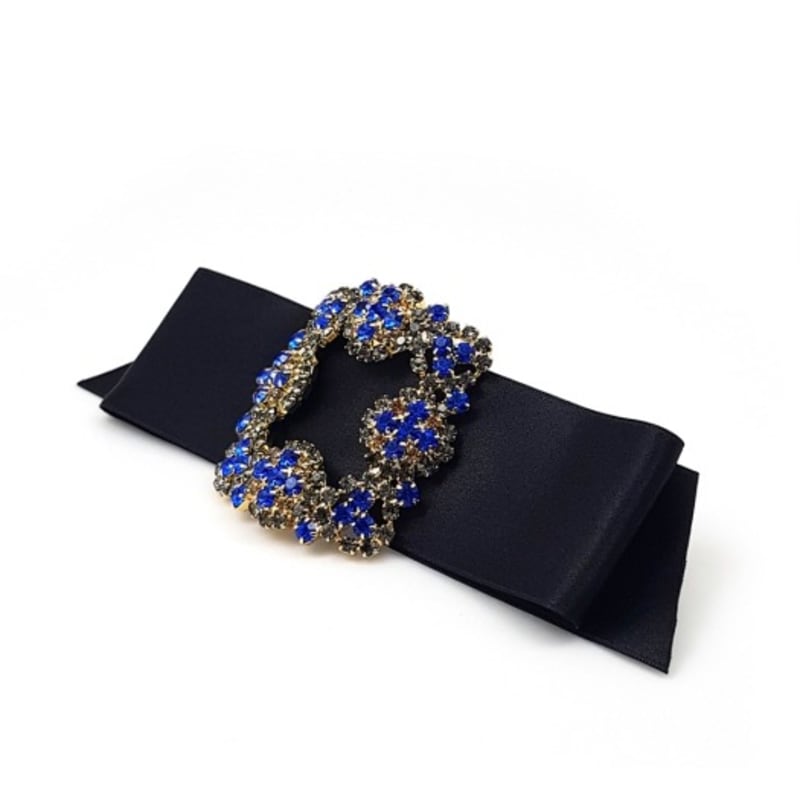 РАКОХА Антуанетта блестящая заколка для волос_черная