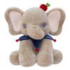 Cute Elephant Plush Toy With Soft Short Pile Fabric For Kids And Babies