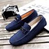 Brand Men Soft Bottom Lazy Shoes New Casual Leather Flat Designer Shoes Comfy Genuine Leather Antiskid Loafer Moccasins Shoe
