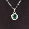 Green Emerald Gemstone 925 Sterling Silver Trendy Friendship Day May New Pendant PP-34-7