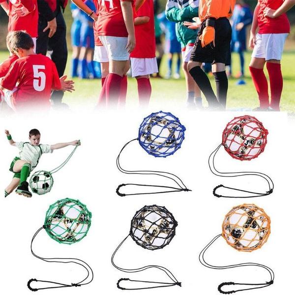 3 шт. тренировочная сетка для одиночного футбольного удара, подходит для мячей размером 3/4/5 — улучшайте свои футбольные навыки с помощью сетки для жонглирования и точности тренировок