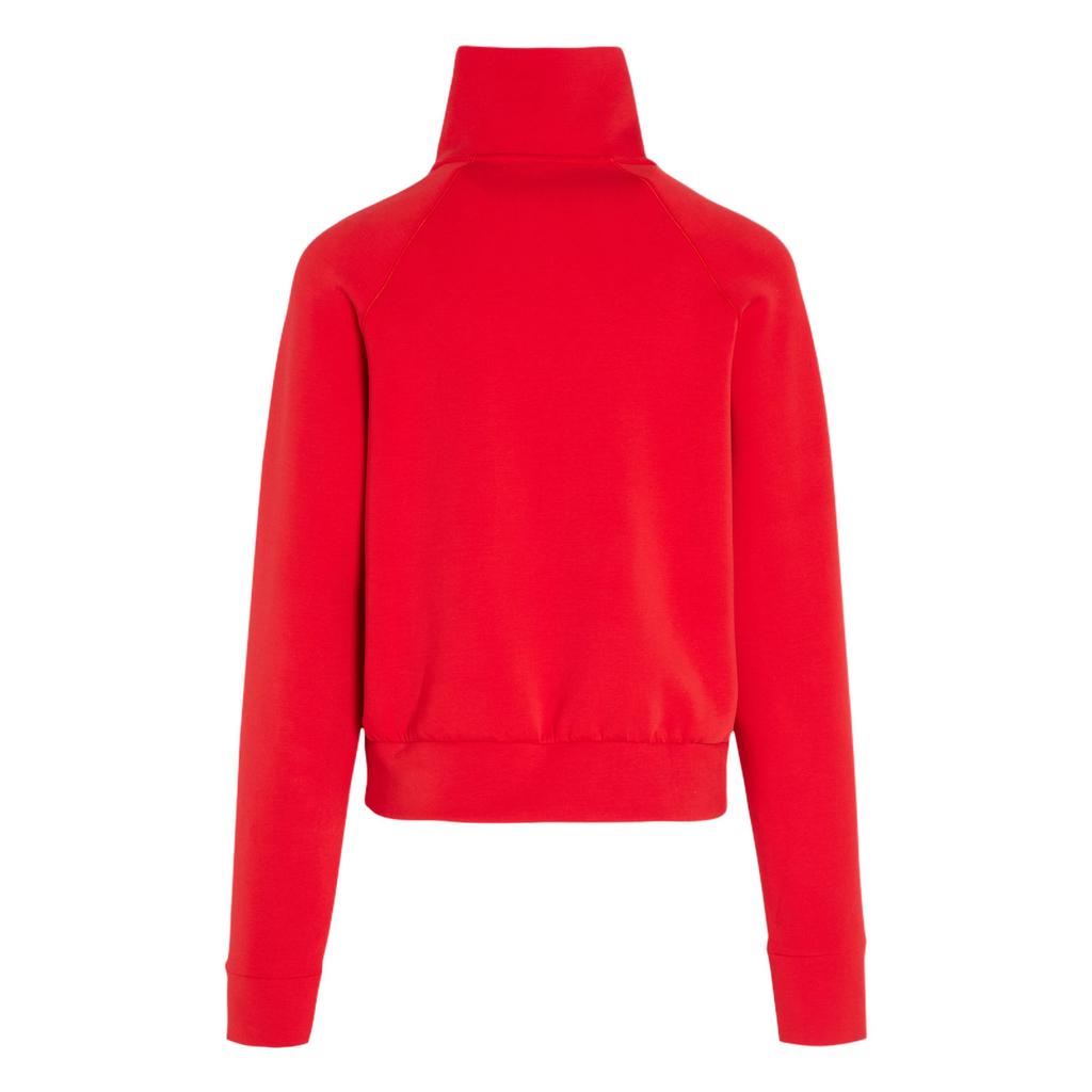 adidas Свитшот FW25 с молнией до середины, Ограниченная серия Год Кролика, Новый год по китайскому календарю (CNY), Антистатический, Спортивный, Повседневный, Свободный свитшот, Женский свитшот KR7578