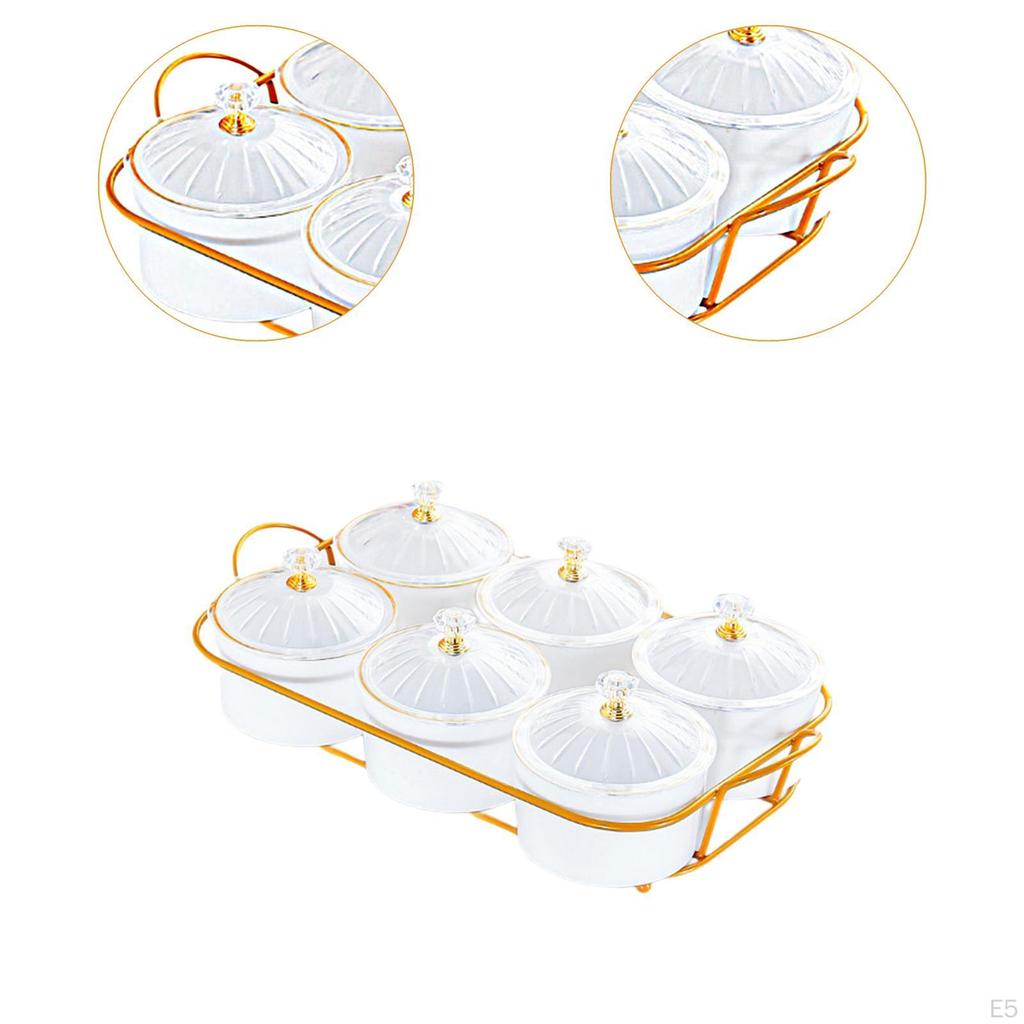 Appetizer Food Display Dish Platter Divided Serving Dishes Plate for Dried Fruit Home