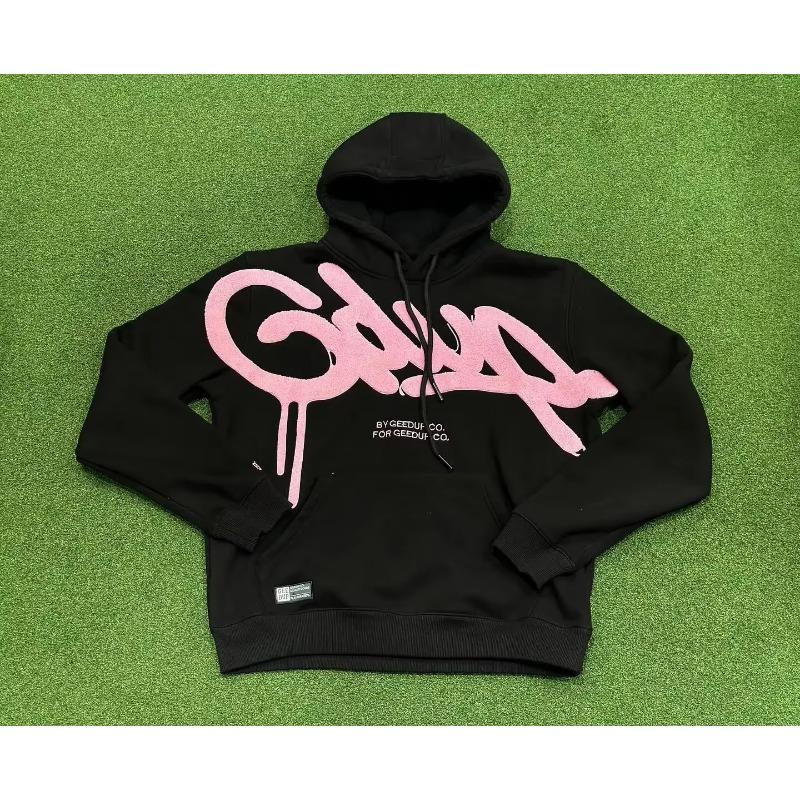 Легкие Худи Geedup Австралия Уличная Одежда Мужской Худи Hip-Hop Свободный Большой Размер Толстовка