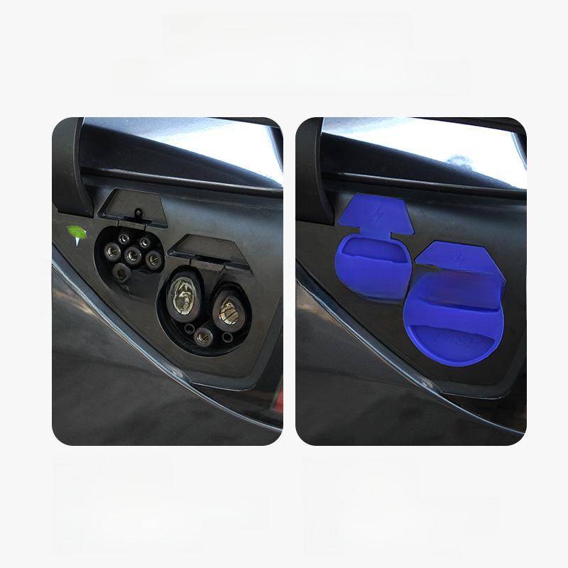 Tesla Model 3/Y Supercharger Силиконовая пыле- и водонепроницаемая крышка порта