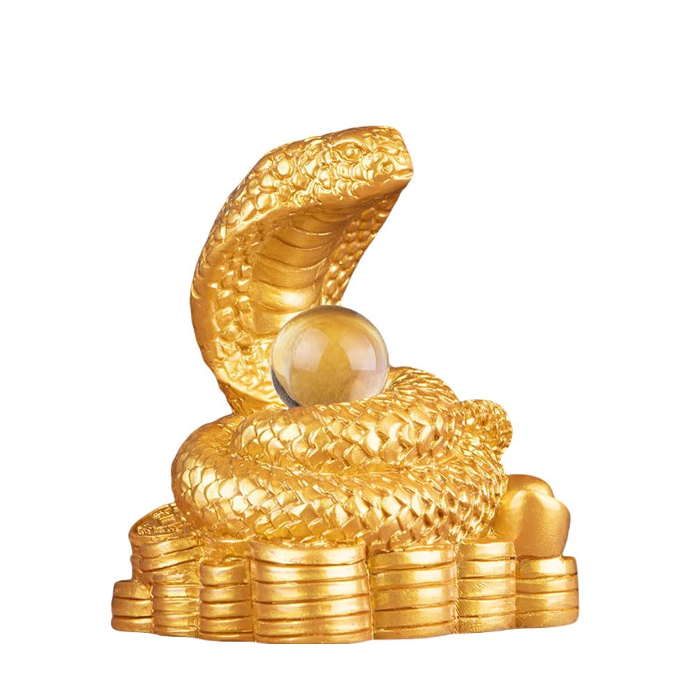 Статуэтка зодиака Змея Змея 2025 Денежная змея Приглашающая богатство Фэн-шуй Товары Амулет размером с ладонь Талисман на удачу Украшение со знаком зодиака Приветствуем весну