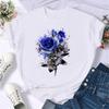 Fashion Musical Note Printed WoUnisex T Shirt Harajuku Short Sleeve Funny TShirt Cute Cartoon Top Tees Female Clothes