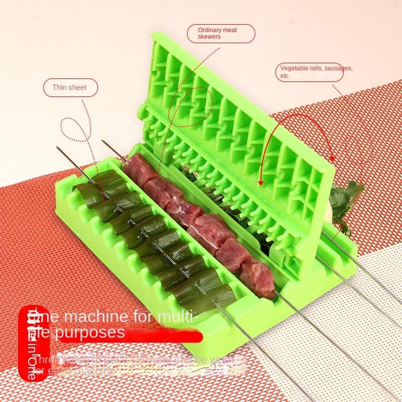 Многофункциональная машина для кебаба, портативная коробка для кебаба, простой инструмент для кебаба, креативная машина для кебаба, инструмент для барбекю