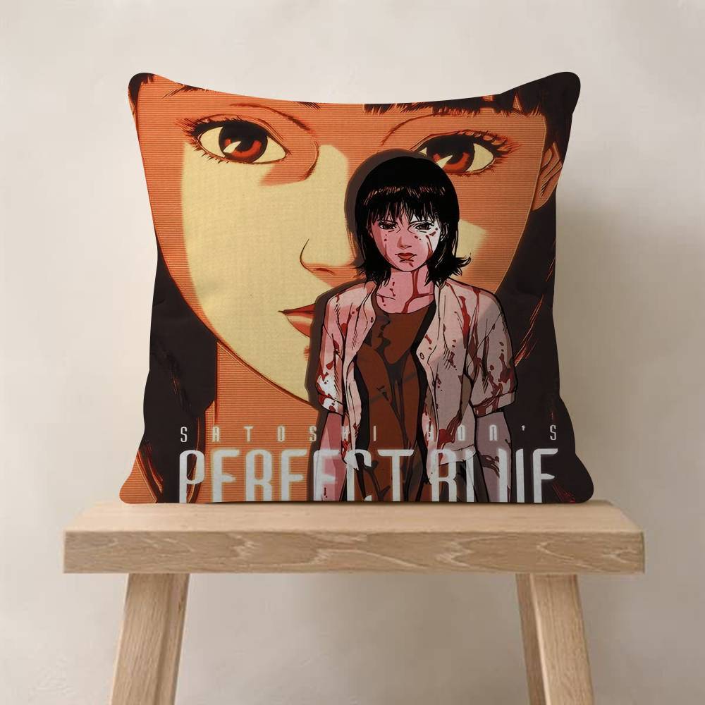 Perfect Blue Canvas Japanese Anime Personalized Pillow Dust Cover Bedroom Kids Party Decoration Pillowcase Birthday