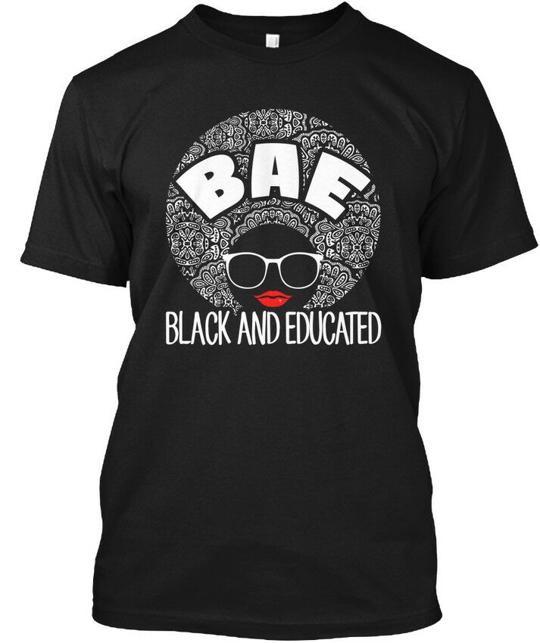 Футболка Bae Black And Educated Сделано в США Размеры от S до 5XL
