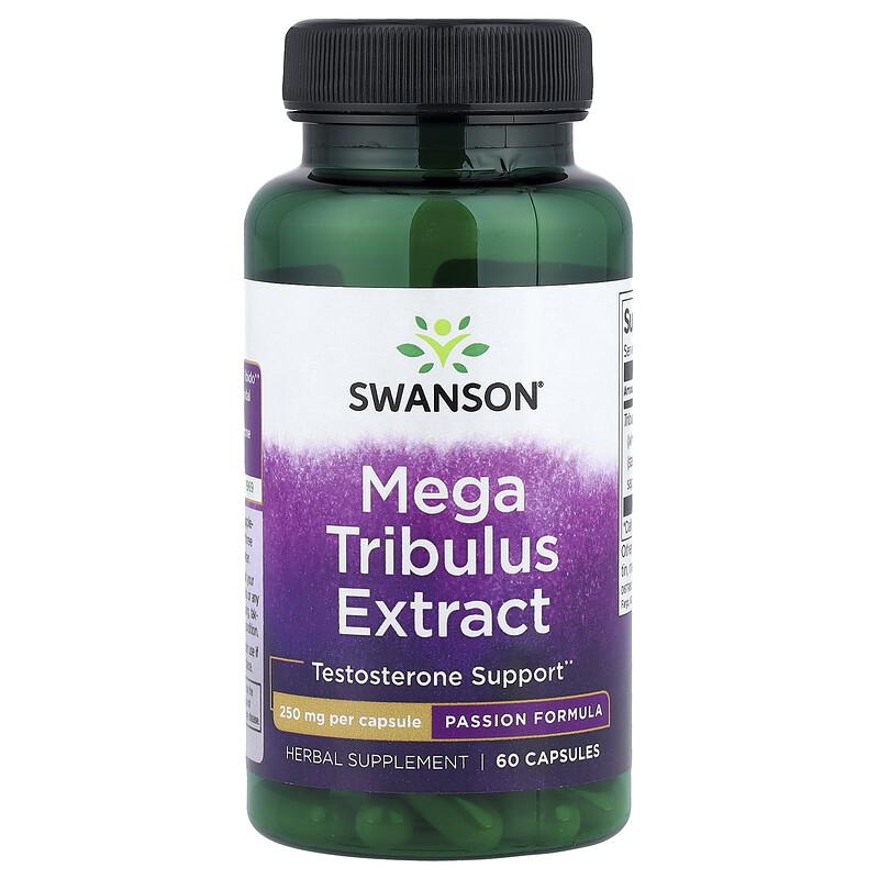 Mega Tribulus Extract, 250 mg, 60 Capsules