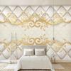 Modern 3d Mural European Pattern Soft Bag Background Wall Mural Decor Living Room Tv Sofa Luxury Wallpaper Decor