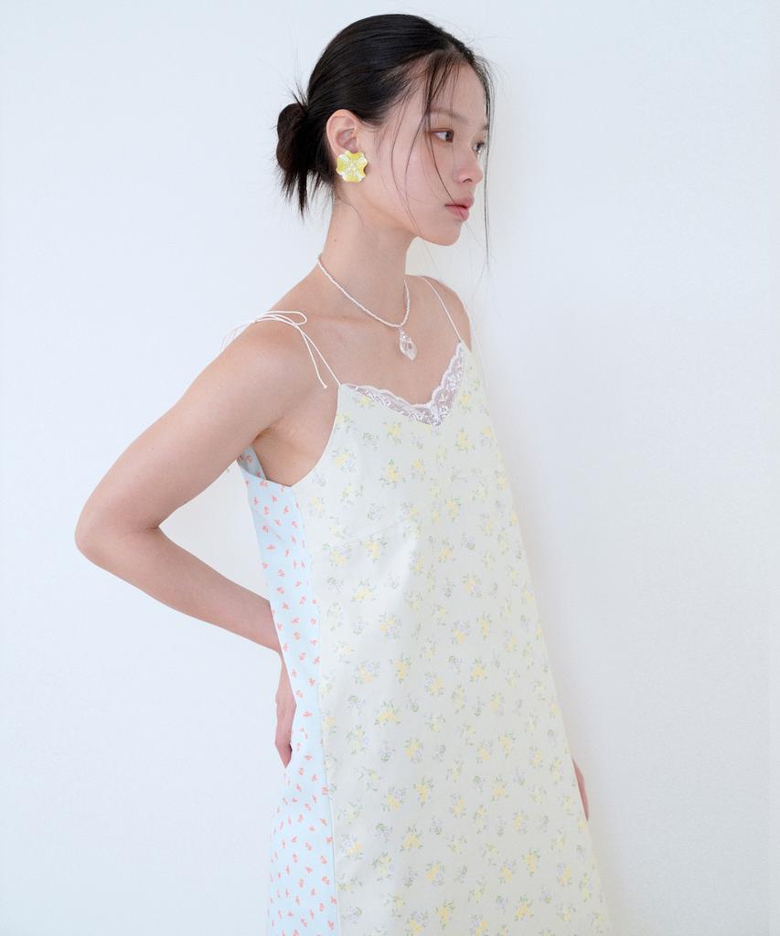 Sweet Bitter Two-Way Flower Maxi Dress_Light Yellow