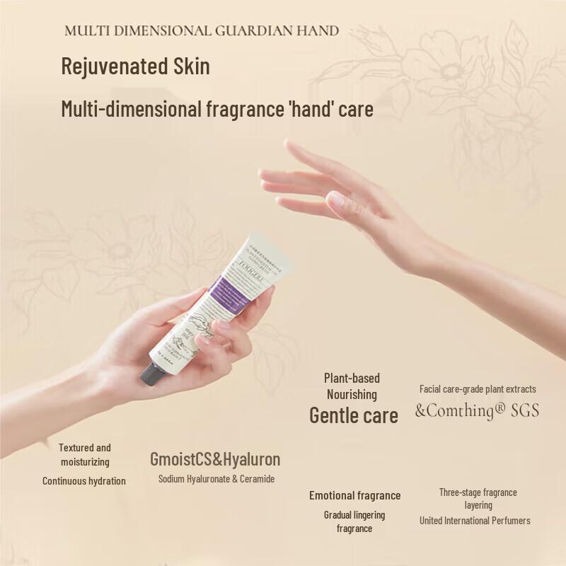 Roopy Botanical Fragrance Hand Cream - Poetry Series