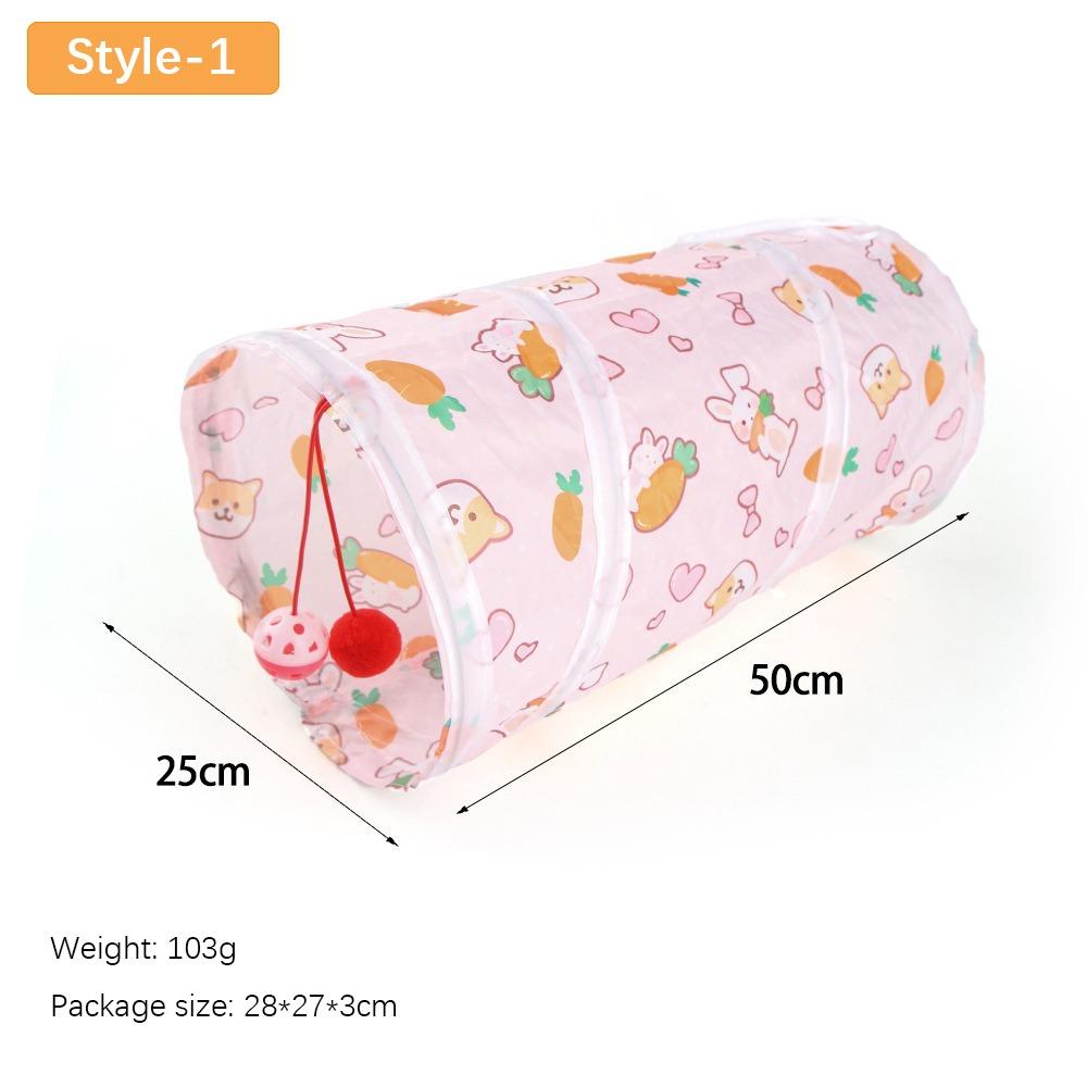 Складное кошачье гнездо Полиэстер+Стальная проволока Игрушка для питомца для веселой игры Веселый кошачий туннель Труба Кот