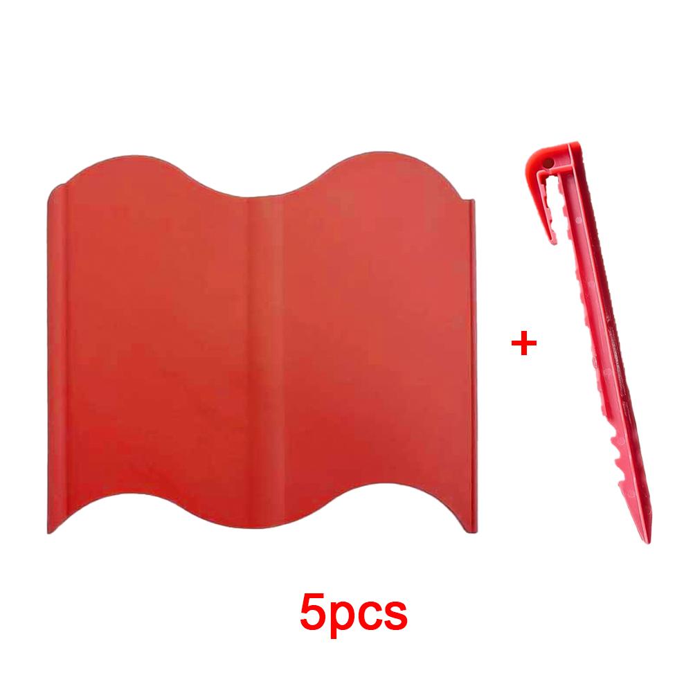 Забор с гвоздями для земли Садовый забор Пластиковый двор Декоративный забор Уличный штекерный забор Садовые принадлежности